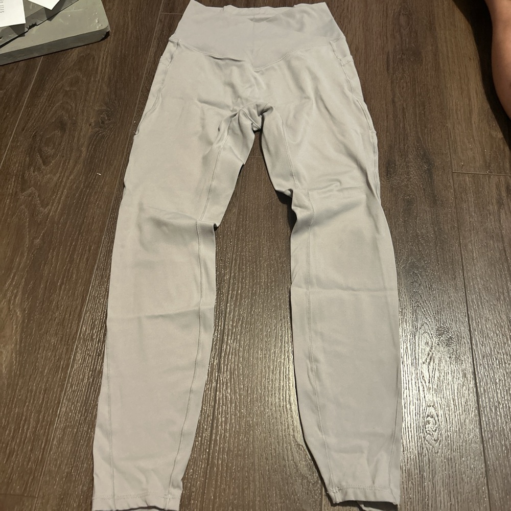 Light Gray High-Waisted Leggings